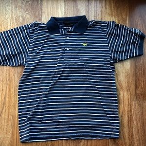 The Masters Collection Golf Striped Polo Shirt